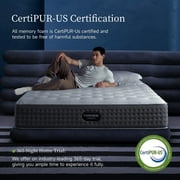 COMFBOX 14 Inch Queen Hybrid Mattress - Medium Firm - Cooling Gel Memory Foam & Innerspring - Pressure Relief - 365-Night Trial & Forever Warranty