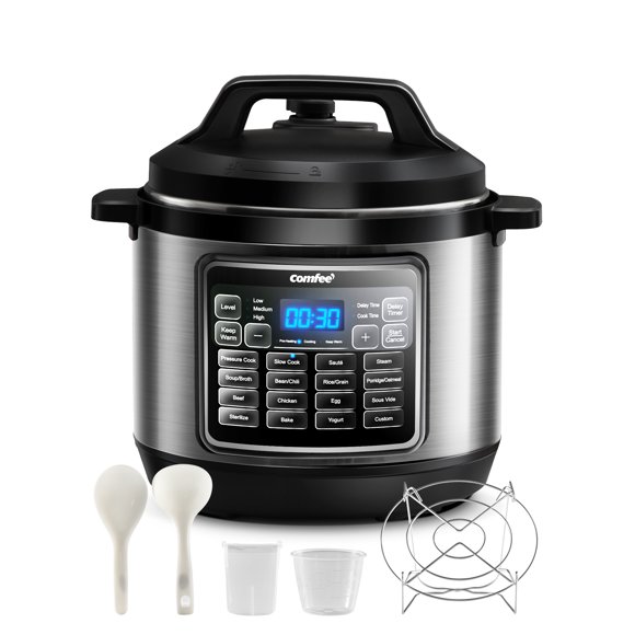 Insignia Quart Multi Function Pressure Cooker Stainless Steel
