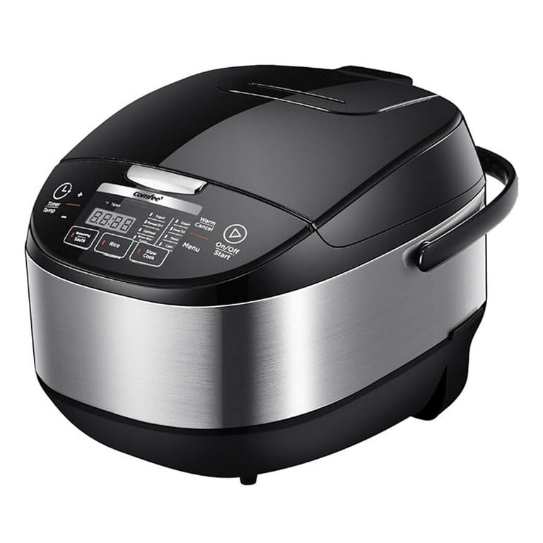COMFEE 5.2Qt Multi Cooker Rice Slow Cooker Steamer Saute Yogurt Maker Stewpot 24Hr Timer Auto Keep Warm Walmart