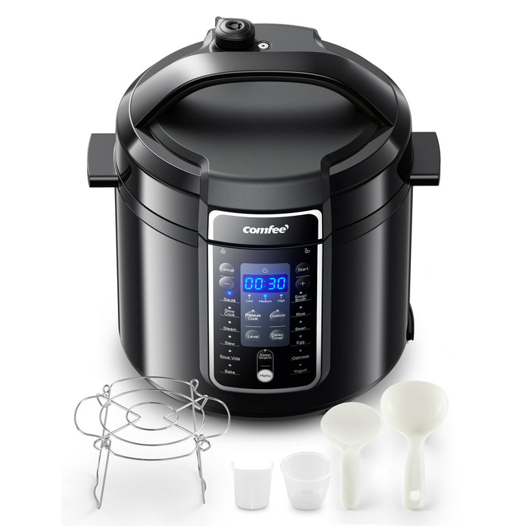 COMFEE’ 9-in-1 Electric Pressure Cooker with 14 Presets, Instant Multi  Cooker Olla de Presion Non-Stick Interior Pot, Yogurt Maker Rice Cooker  Slow