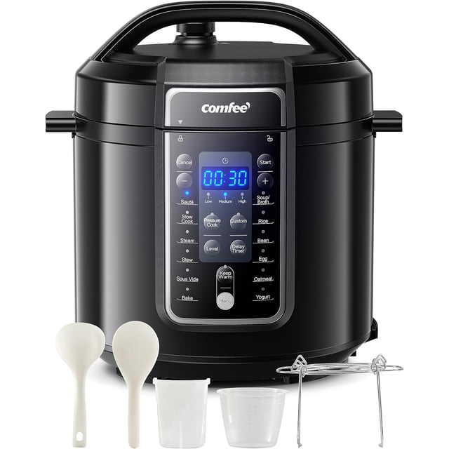 COMFEE’ 9in1 Electric Pressure Cooker 14 Presets Instant Multi Cooker