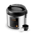 thumbnail image 1 of COMFEE’ 10‑Cup Rice Cooker, 5.2 Qt 8‑in‑1 Multi Cooker, Stainless Steel, Digital Programs, Steamer, Slow Cooker, Keep Warm – White Rice, Brown Rice, Quinoa, 1 of 12