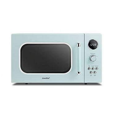 COMFEE' CM-M091AGN Retro Microwave with Multi-stage Cooking, 9 Preset Menus and Kitchen Timer, Mute Function, ECO Mode, LED digital display, 0.9 cu.ft, 900W, Green