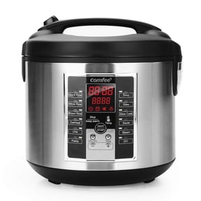 COMFEE' Rice Cooker, Slow Cooker, Steamer, Stewpot, Saut All in One (12 Digital Cooking Programs) Multi Cooker