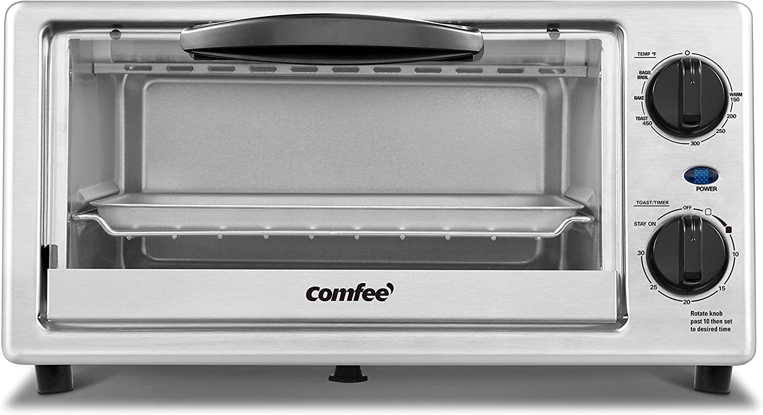 https://i5.walmartimages.com/seo/COMFEE-Toaster-Oven-Countertop-4-Slice-Compact-Size-Easy-to-Control-with-Timer-Bake-Broil-Toast-Setting-1000W-Stainless-Steel-CFO-BC10-SS_4c99832e-c900-42d4-adb8-c6bd521c3db1.47b6d5eda7b6cc9e1bbb47d9dc128be9.jpeg