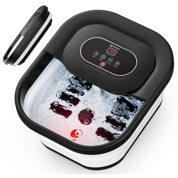 Comfier Foot Spa Massager with Heat, Foot Care Soaker Tub for Relax, Black