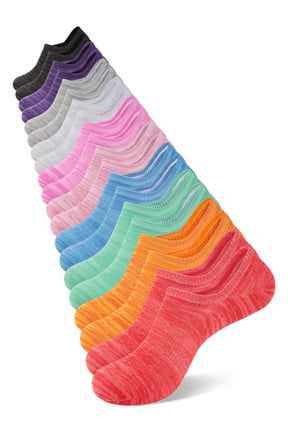 10 Pairs Womens No Show Socks Lightweight Low Cut Thin Socks for Women Running Daily