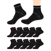 COMFOEX 10 Pairs Womens Ankle Quarter Socks Athletic Casual Mini Crew Socks for Women
