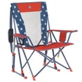 thumbnail image 1 of GCI Outdoor Comfort Pro Rocker Foldable Rocking Camp Chair with Mesh Backrest, Americana, 1 of 10
