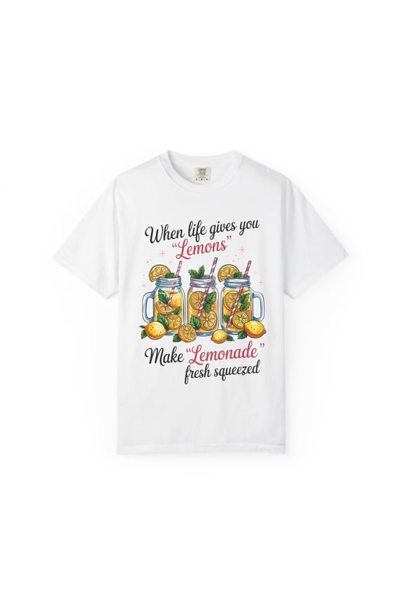 COMFORT TEE LEMONADE-INSPIRED T-SHIRT, FUNNY SUMMER GIFT, QUIRKY VIBES TEE
