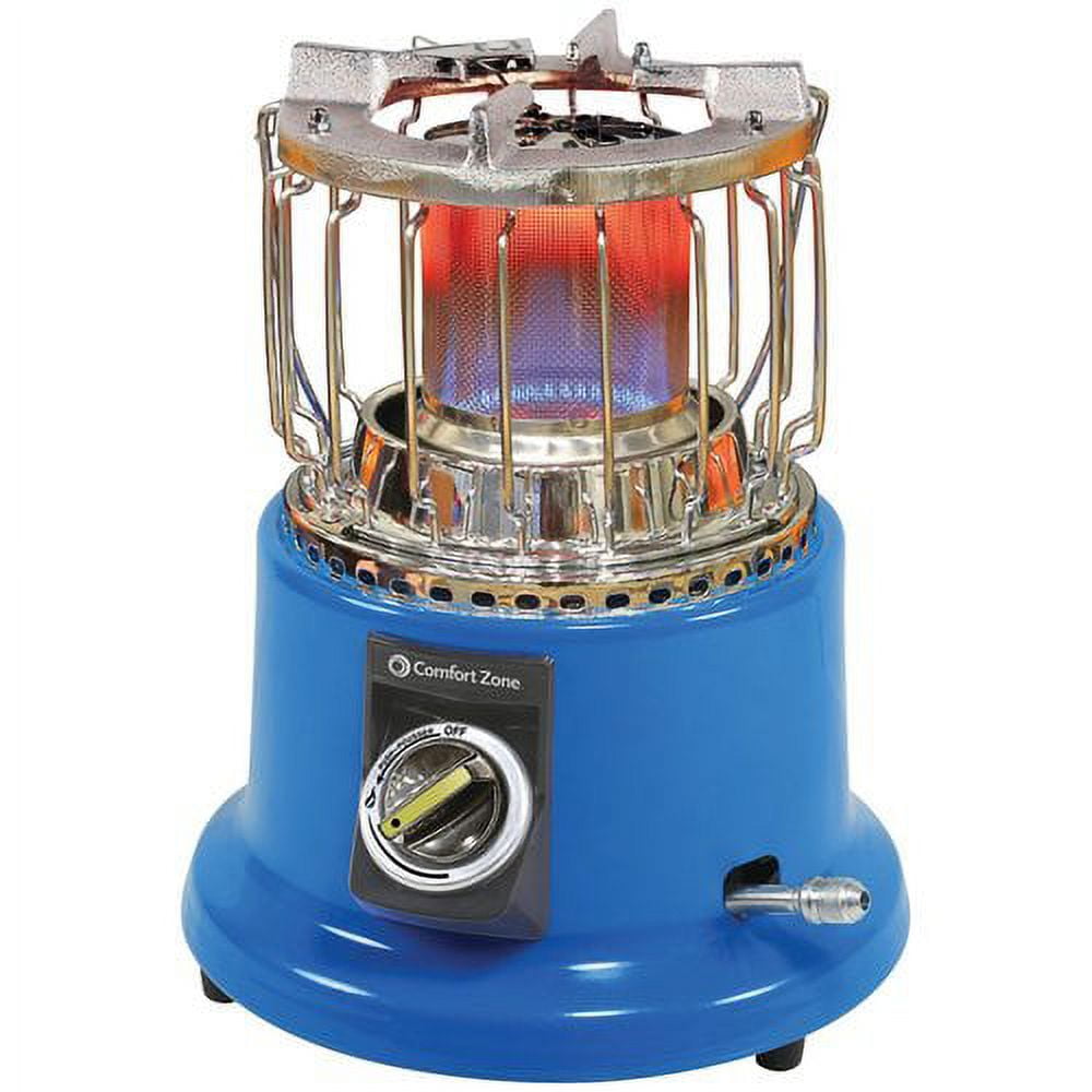 COMFORT ZONE CZPP21 Radiant Portable 2-in-1 Propane Heater - Walmart.com