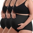 thumbnail image 1 of COMFREE 3 Pack Women's Maternity High Waist Underwear Pregnancy Soft Belly Support Panties Over Bump, 1 of 6