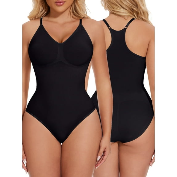 COMFREE Bodysuit for Women Tummy Control Shapewear Racerback Body Shaper Tank Top