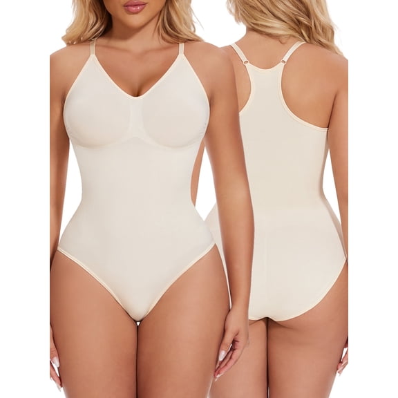 COMFREE Bodysuit for Women Tummy Control Shapewear Racerback Body Shaper Tank Top