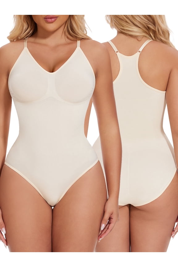 Bodysuit for Women Tummy Control Shapewear Racerback Body Shaper Tank Top