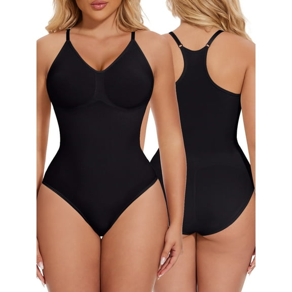 COMFREE Bodysuit for Women Tummy Control Shapewear Racerback Body Shaper Tank Top