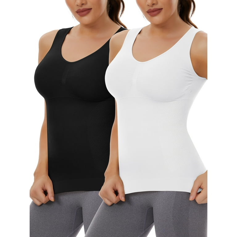 COMFREE Shapewear Cami with Bulilt in Bra for Women Tummy Control