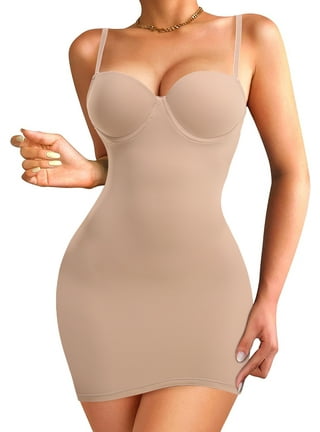 Strapless Dress Slips for Women Shapewear Camisole Body Shaper Tummy  Control Slip Seamless Full Waist (Color : A, Size : S code) : Buy Online at  Best Price in KSA - Souq