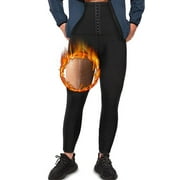 COMFREE Men Sauna Sweat Slimming Pants High Waist Workout Shapewear Thermo Gym Leggings Waist Trainer Corset
