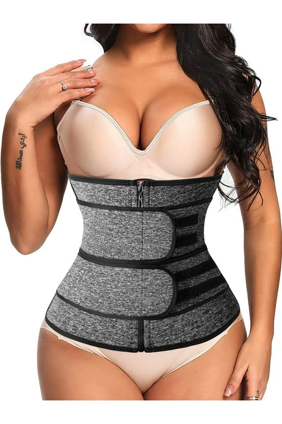 Neoprene Sauna Waist Trainer Corset Sweat for Women Body Shaper Compression Trimmer Workout Shapewear