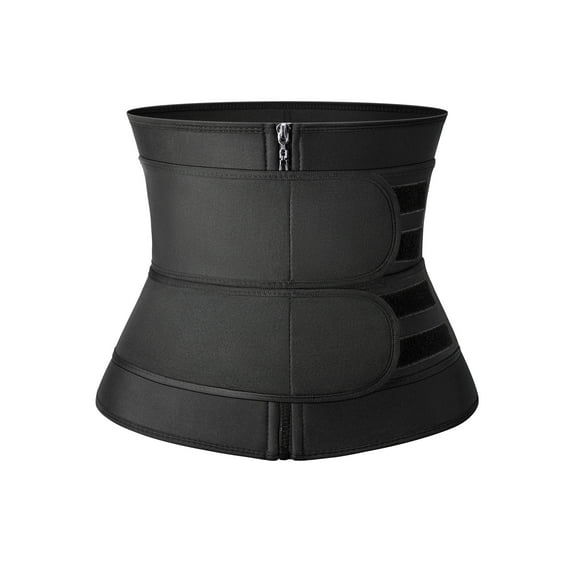 COMFREE Plus Size Neoprene Sauna Waist Trainer Corset Sweat Belt for Women Weight Loss Workout Compression