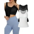 thumbnail image 1 of COMFREE Womens Camisoles Tops with Built in Padded Bra Basic Breathable Tank Top(S-3XL), 1 of 6