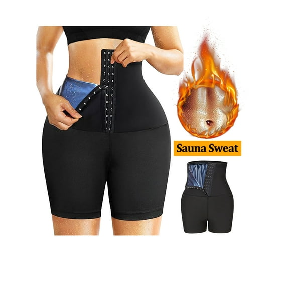 COMFREE Sauna Sweat Short Pants Suits for Women High Waist Slimming Shorts Compression Thermo Workout Body Shaper Thighs