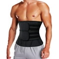 thumbnail image 1 of COMFREE Sauna Waist Trimmer Belt Men Workout Waist Trainer Sweat AB Belt with Adjustable Double Straps, 1 of 6