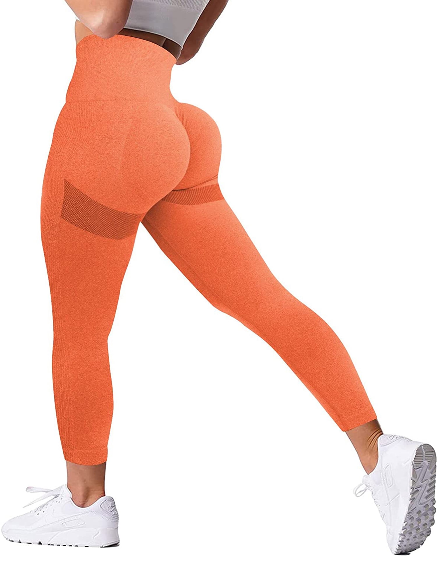 Women Seamless Leggings Contouring Booty Workout Yoga Pants Squat