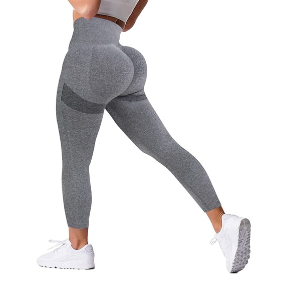 COMFREE Scrunch Butt Lifting Workout Leggings for Women Seamless High Waisted Yoga Pants Tummy Control Gym Booty Compression Tight