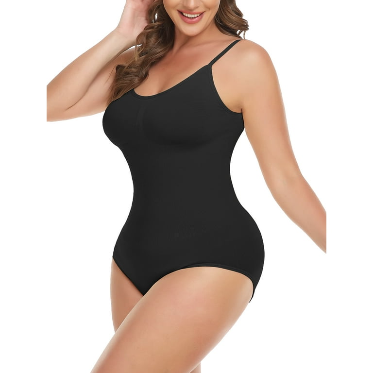 COMFREE Shapewear Bodysuit Tank Tops for Women Tummy Control Body Shaper  Spaghetti Straps Camisole Leotards Jumpsuit