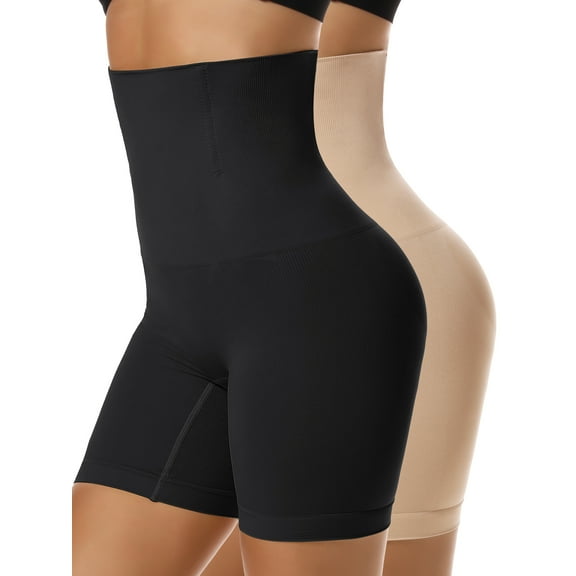 COMFREE Shapewear Shorts for Women Tummy Control High Waist Body Shaper Compression Thigh Slimmer Butt Lifter Panties