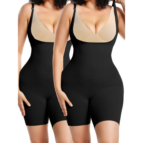 COMFREE Shapewear for Women Butt Lifter Tummy Control Body Shaper Waist Trainer Cincher Corset Bodysuit