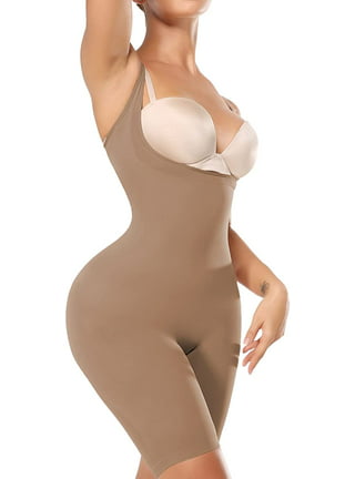 Women's Bodysuit Tummy Control Shapewear Mid-Thigh Seamless Full Body  Shaper S-3XL