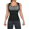 thumbnail image 1 of COMFREE Sweat Waist Trainer Cincher Corset for Women Weight Loss Neoprene Sauna Suit Tank Top Zipper Vest Workout Compression Sport Girdle, 1 of 6
