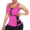 thumbnail image 1 of COMFREE Sweat Waist Trainer Cincher Corset for Women Weight Loss Neoprene Sauna Suit Tank Top Zipper Vest Workout Compression Sport Girdle, 1 of 7