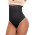 thumbnail image 1 of COMFREE Tummy Control Thong Shapewear for Women High Waist Shaping Underwear Seamless Body Shaper Panties Girdle, 1 of 6