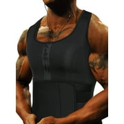 COMFREE Waist Trainer for Men Hot Neoprene Calorie Burning Tummy Control Corset Body Shaper Sauna Sweat burn Calorie Abdomen Workout Vest Tank Top Compression Shirt