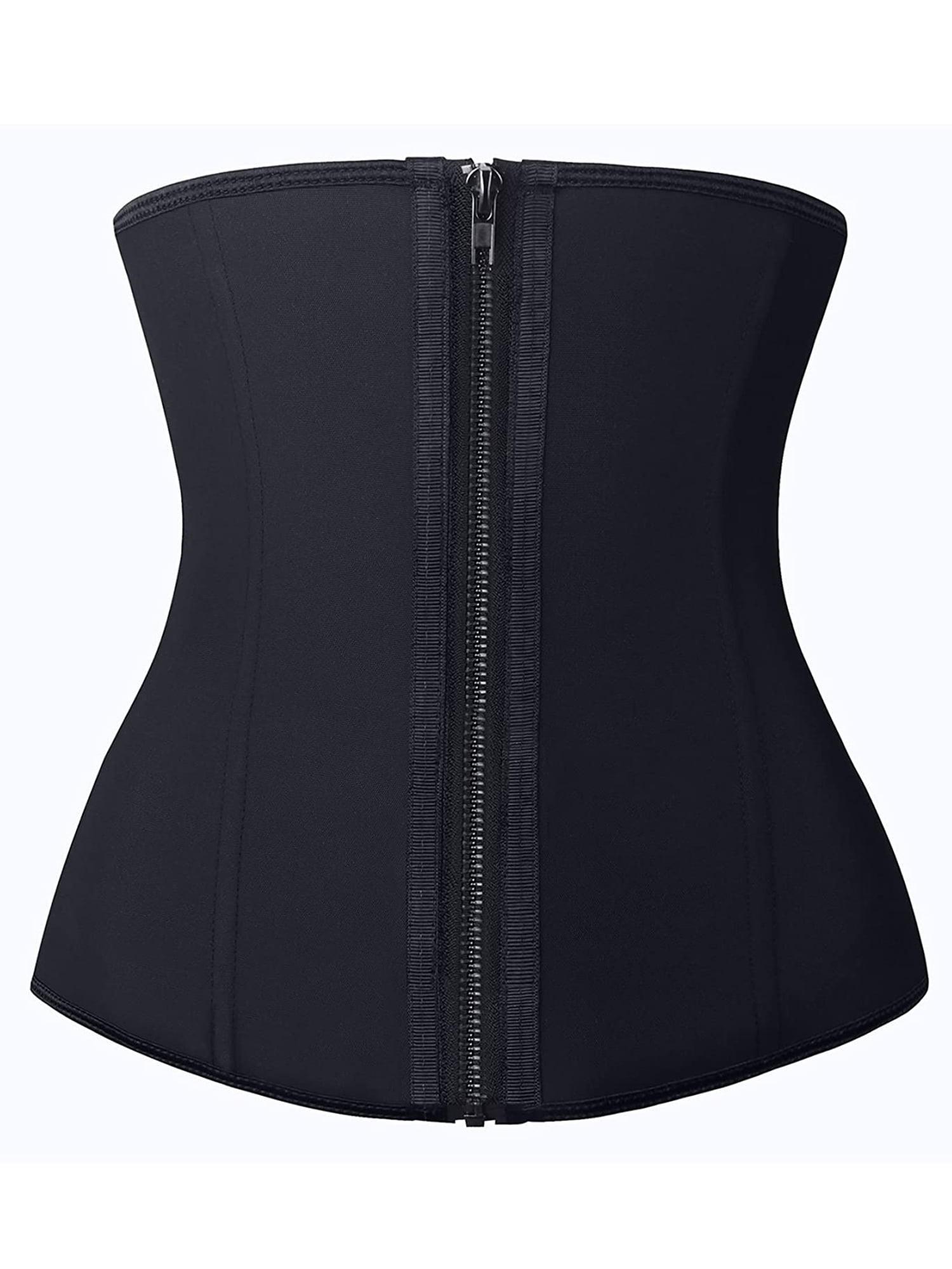 COMFREE Waist Trainer for Women Latex Fajas Reductoras Colombianas Cincher Zip Hook Body Shaper Corsets Shapewear Walmart