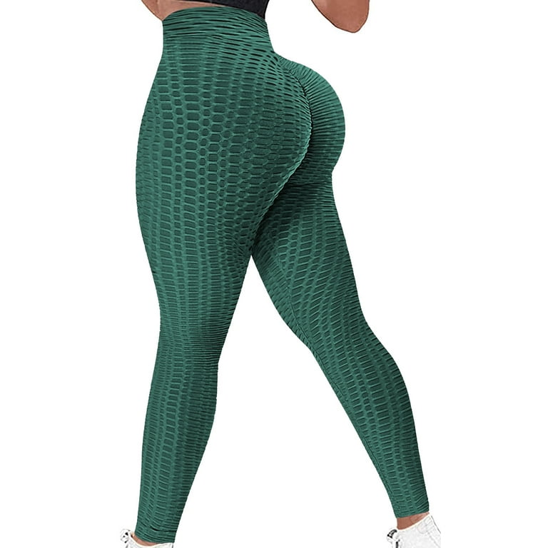 Textured Anticelulitis Leggins COMFREE Women High Waist Yoga Pants