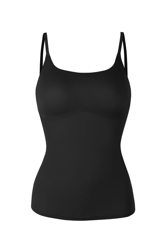 Womens Tummy Control Shapewear Tank Tops Seamless U-shaped Neck Compression Tank Tops Body Shaper Camisole