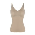thumbnail image 1 of COMFREE Compression Tank Tops for Women Tummy Control Shapewear Seamless Body Shaper Workout V-Neck Camisole Cami Tops, 1 of 6