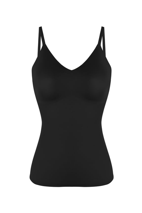 Compression Tank Tops for Women Tummy Control Shapewear Seamless Body Shaper Workout V-Neck Camisole Cami Tops