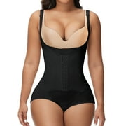 COMFREE Women Waist Trainer Bodysuit Tummy Control Corset Full Body Shaper Cincher Tank Top with Adjustable Straps