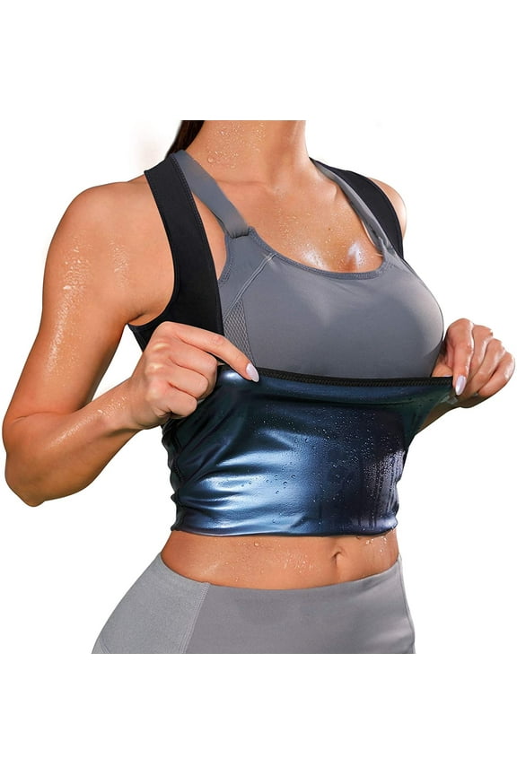 Women Waist Trainer Cincher Corset Weight Loss Neoprene Sweat Sauna Suit Tank Top Body Shaper Vest Workout Compression Sport Girdle