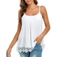 thumbnail image 1 of COMFREE Women's Camisole with Built in Bra Plus Size Tank Top Cami Flowy Casual Tops with Adjustable Strap (S-4XL), 1 of 7