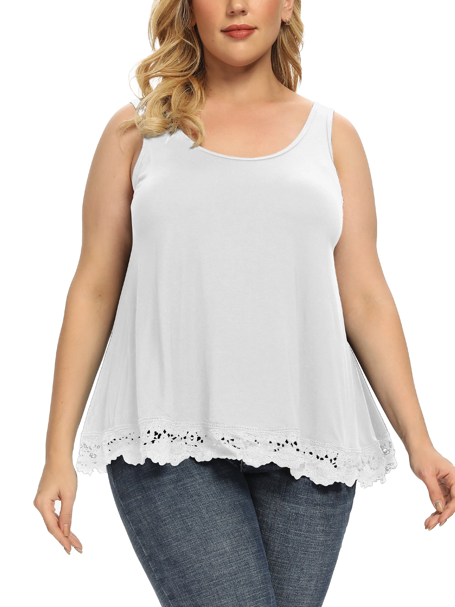 COMFREE Womens Camisole with Built in Bra Plus Size Palestine