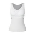 thumbnail image 1 of COMFREE Camisole with Built in Bra for Women Plus Size Tank Tops Wide Strap Tops(S-3XL), 1 of 6