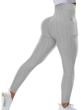 Leggings for Women Butt Lifting Leggings Anti Cellulite High Waist Yoga  Pants Tummy Control Butt Enhance Textured Tights 