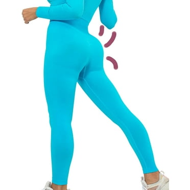 COMFREE Women's High Waist Workout Compression Seamless Fitness Yoga Leggings Butt Lift Active Tummy Control Tights Stretch Pants